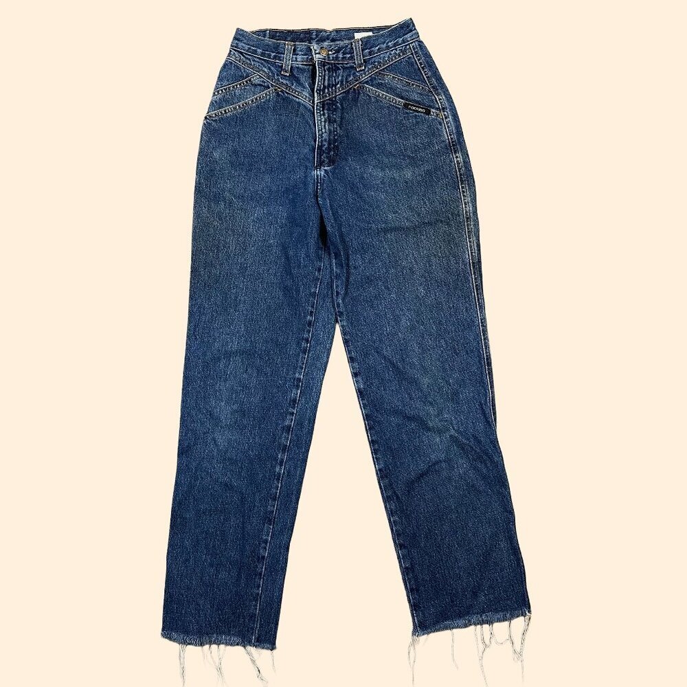 Vintage Rocky Mountain Clothing Co. Woman's Rockies Blue Cowgirl Jeans Size 29